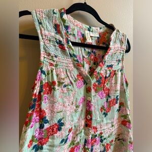 Gorgeous‎ Anthropologie Sleeveless Top sz 4